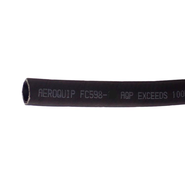 Manguera de presión Aeroquip FC598 negra -4 (1/4) (por 1/2 metro)