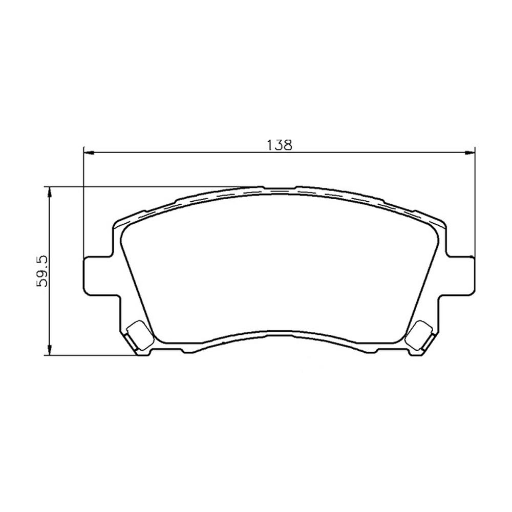 Mintex Racing Pastillas de Freno MDB1794-M1144 Para Subaru / Toyota