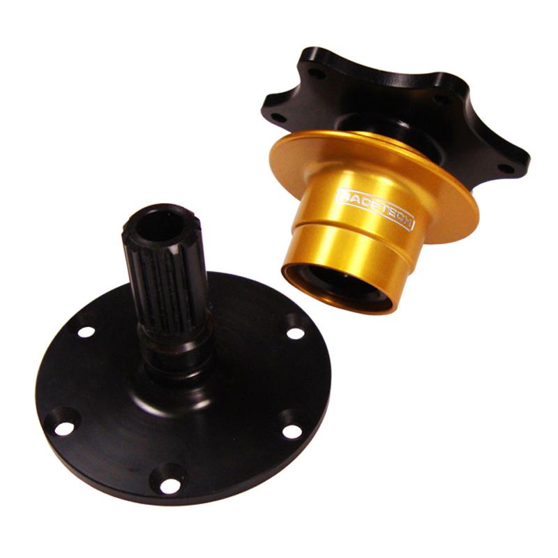 Racetech Quick Release Boss Kit (dorado) para ruedas PCD de 70 mm