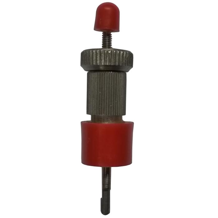 Abrazadera de remache Skinpin para orificio de 3/32" de diámetro (rojo)