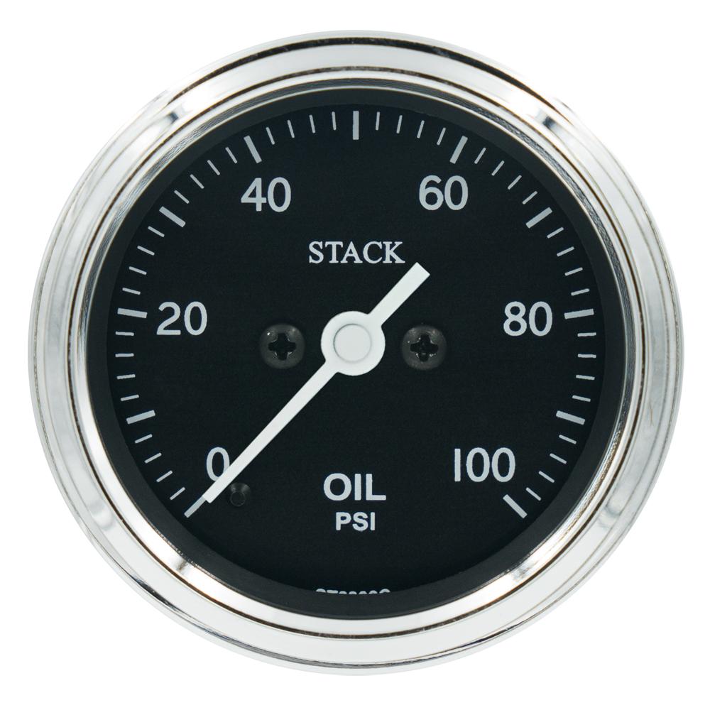 Apilador Classic Oil Pressure Gauge 0-100 Psi