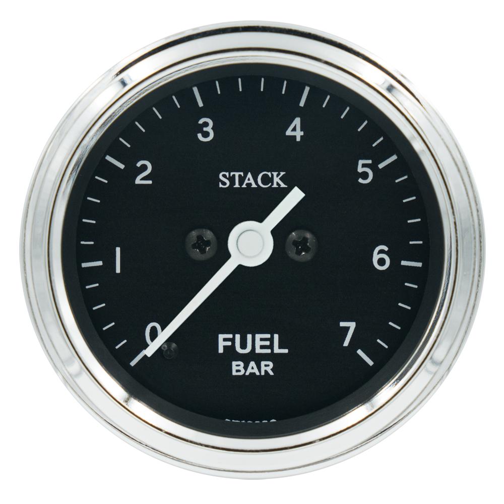 Apile el indicador de presión de combustible clásico 0-7 bar