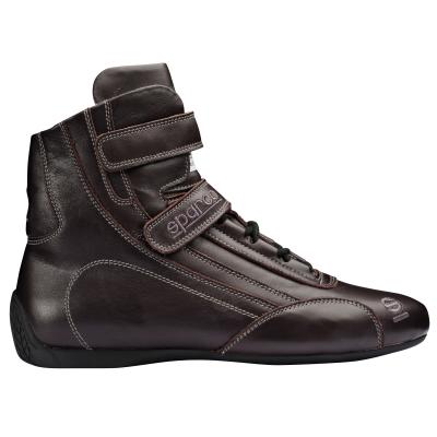 SPARCO TOP DRIVER SH-5 RACE BOOTS BROWN LEATHER