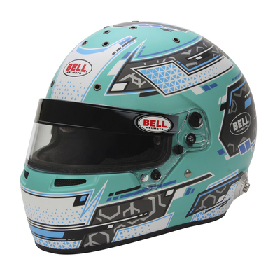 Casco Bell RS7 Pro Stamina Green - Aprobado por la FIA 8859-2024