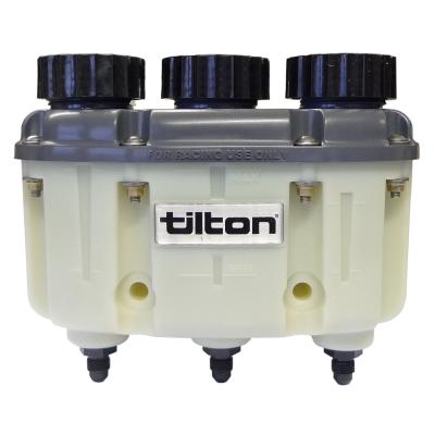Depósito del líquido de frenos del compartimiento de Tilton 3 con los enchufes de -4JIC