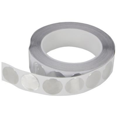 Discos de cinta de papel de aluminio autoadhesivo - 25 mm de diámetro