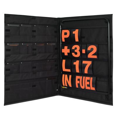Kit BG Racing Black Pit Board - Tamaño estándar