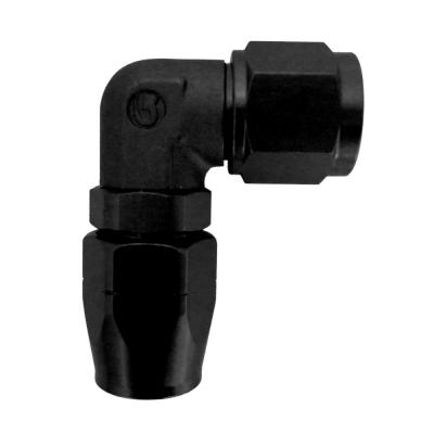 Goodridge -8JIC Conector hembra forjado de 90 grados Serie 200 Negro