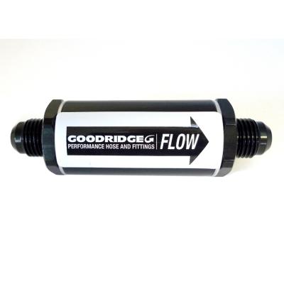 Goodridge Aceite de aluminio / Filtro de combustible con roscas -6JIC