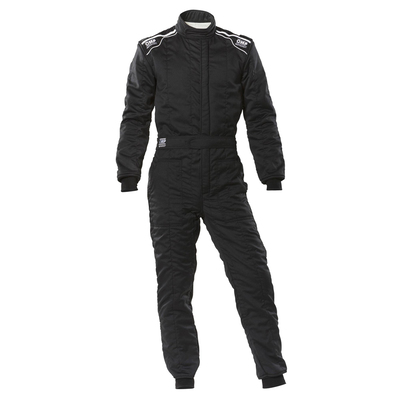 Traje de carreras deportivo OMP en color negro aprobado por la FIA 8856-2018