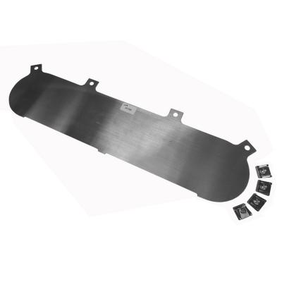 Placa base de aluminio en blanco ITG para filtros de aire JC100