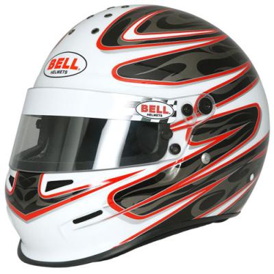 CASCO DE LA CARA LLENA KART DE LA CAMPANA KC3 CMR EN COLORES DEL TRAZALÍNEAS