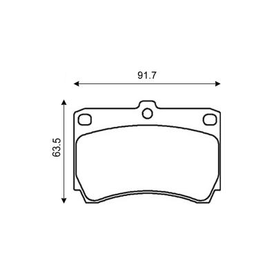 Mintex Carreras Pastillas de Freno MDB1348-M1144 para Mazda