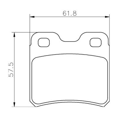 Mintex Racing Pastillas de Freno MDB1385-M1144 para Opel / Vauxhall