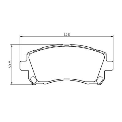 Mintex Racing Pastillas de Freno MDB1794-M1144 Para Subaru / Toyota