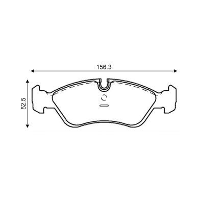 Mintex Racing Pastillas de Freno MDB1889-M1144 Para Daewoo / Opel / Vauxhall