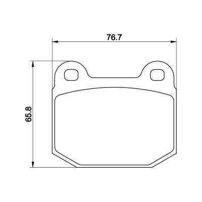 Frentes Mintex Pastillas de Freno MDB1890-M1155 Vauxhall VX220