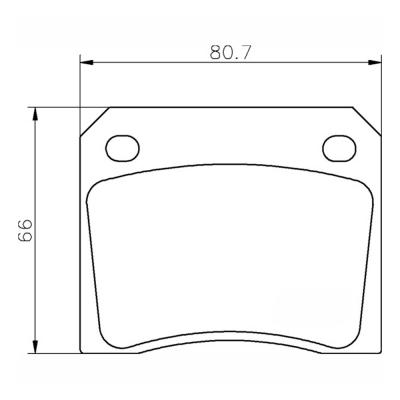 Pastillas de freno Mintex Racing MGB521-MRM1802 para traseros Aston Martin/Jaguar/Daimler