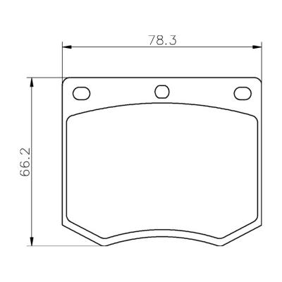 Mintex Racing Pastillas de Freno MGB633-M1155 para Ford / TVR / Holden / Hyundai