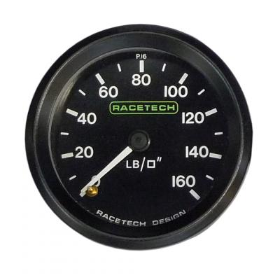 Indicador de presión de aceite Racetech / combustible 0-160PSI