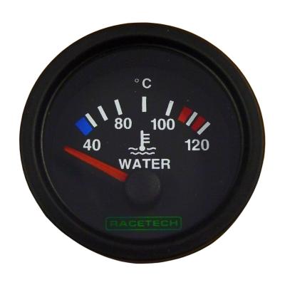 Calibrador de temperatura del agua eléctrico de Racetech