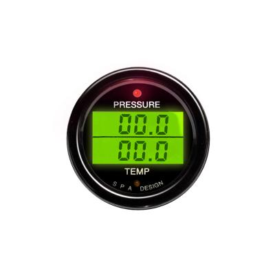 Calibrador dual de la presión/de la temperatura del BALNEARIO