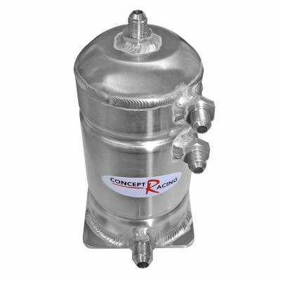 Universal Fuel Swirl Pot 1,5 Litros con Roscas JIC (Montaje Base)